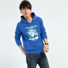 men hoodies tree letter print long sleeve casual men sweatshirt pullover tops blusas black J4U66