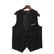 Fashion Men Slim V-neck Fit Formal Casual Dress Suit Waistcoat J4U66
