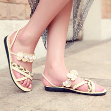 pu leather sandals women bohemian flat shoes woman large size casual shoes shoes J4U66