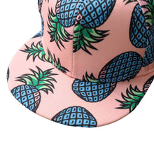 pineapple fruit pattern hat ladies snap back flat cap men women basketball hip hop leisure baseball caps J4U66