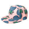 pineapple fruit pattern hat ladies snap back flat cap men women basketball hip hop leisure baseball caps J4U66