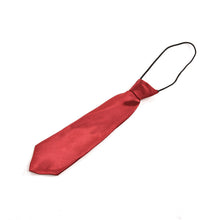 School Boys Children Kids Baby Wedding Solid Colour Elastic Tie Necktie J4U66