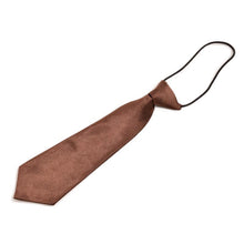 School Boys Children Kids Baby Wedding Solid Colour Elastic Tie Necktie J4U66