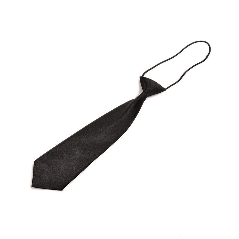 School Boys Children Kids Baby Wedding Solid Colour Elastic Tie Necktie J4U66