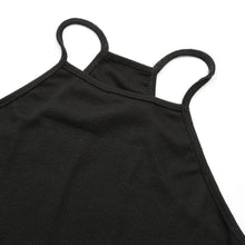 solid women crop top sexy tank tops casual blouse blusas strap sleeveless open back casual cropped vest J4U66