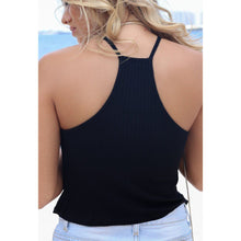 solid women crop top sexy tank tops casual blouse blusas strap sleeveless open back casual cropped vest J4U66