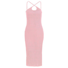 New Fashion Style Sexy Dress Women Tank Dress Black Side Split Sleeveless Dress Mid-Calf Dresses J4U66