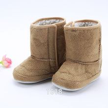 Super Warm Baby Ankle Snow Boots Infant Shoes Pink Khaki Antiskid Keep Warm Baby Shoes First Walkers J4U66
