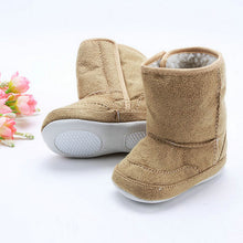 Super Warm Baby Ankle Snow Boots Infant Shoes Pink Khaki Antiskid Keep Warm Baby Shoes First Walkers J4U66