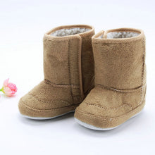 Super Warm Baby Ankle Snow Boots Infant Shoes Pink Khaki Antiskid Keep Warm Baby Shoes First Walkers J4U66
