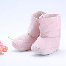 Super Warm Baby Ankle Snow Boots Infant Shoes Pink Khaki Antiskid Keep Warm Baby Shoes First Walkers J4U66