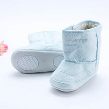 Super Warm Baby Ankle Snow Boots Infant Shoes Pink Khaki Antiskid Keep Warm Baby Shoes First Walkers J4U66