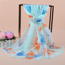 women bohemian chiffon scarf print long shawl sun block beach pashmina elegant thin scarf ladies foulard J4U66