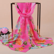women bohemian chiffon scarf print long shawl sun block beach pashmina elegant thin scarf ladies foulard J4U66