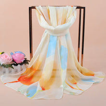 women bohemian chiffon scarf print long shawl sun block beach pashmina elegant thin scarf ladies foulard J4U66