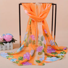 women bohemian chiffon scarf print long shawl sun block beach pashmina elegant thin scarf ladies foulard J4U66
