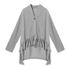 Fashion Women Casual Long Sleeve Cardigan Loose Outwear Jacket Tassels Coat Seven Colors  J4U66