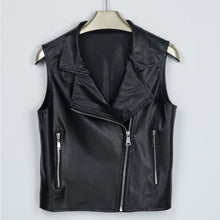 New Fashion Women Faux Soft Leather Motorcycle Jackets Pu Black Zippers Casual Coat Slim Outwear J4U66