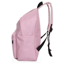 Fashion Women Girls Canvas Rucksack Backpack I AM A GIRL Letters Print School Book Shoulder Bag Casual Travel Bags J4U66