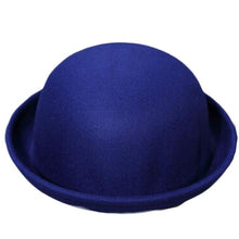 Fashion Women Men Dome Woolen Hemming Warm Formal Hat Tops Hats ing J4U66