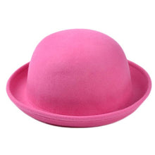 Fashion Women Men Dome Woolen Hemming Warm Formal Hat Tops Hats ing J4U66