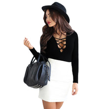 women sexy bodysuit cross deep v neck jumpsuit tights bodycon rompers short jumpsuit black grey J4U66