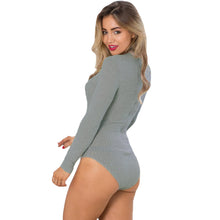 women sexy bodysuit cross deep v neck jumpsuit tights bodycon rompers short jumpsuit black grey J4U66