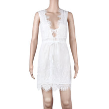 Fashion Women Sexy Women's Bodycon Lace Evening Party Short Mini Dress Plus Size Woman Vestidos  J4U66