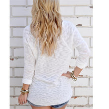 Women Long Sleeve V-Neck Loose Cardigan Knitted Sweater Jumper Knitwear Plus Size Outwear S-XL J4U66
