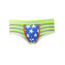 gay underwear mens briefs stripe print u convex pouch low waist cotton panties men shorts underpants J4U66