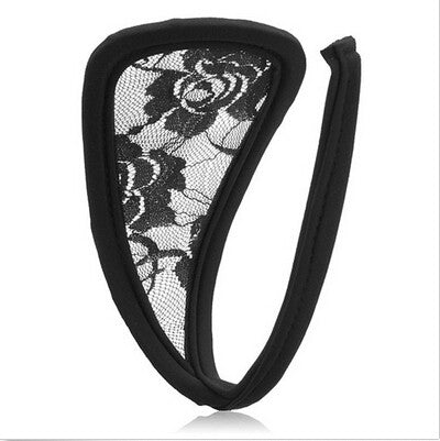 Sexy C-String Thongs Panties Lace Flower Floral Lingerie Stealth Women C String Solid Colors J4U66