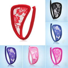 Sexy C-String Thongs Panties Lace Flower Floral Lingerie Stealth Women C String Solid Colors J4U66