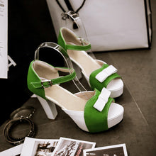high heeled shoes woman pumps wedding shoes platform women shoes sexy bowknot high heels pumps plus size J4U66