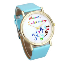Women Watch Fashion Leather Watchband Laday Wristwatch Quartz Watch J4U66