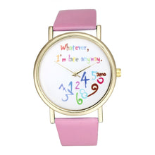 Women Watch Fashion Leather Watchband Laday Wristwatch Quartz Watch J4U66