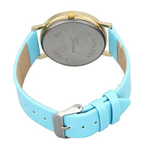 Women Watch Fashion Leather Watchband Laday Wristwatch Quartz Watch J4U66