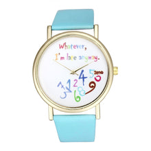 Women Watch Fashion Leather Watchband Laday Wristwatch Quartz Watch J4U66