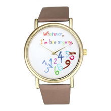 Women Watch Fashion Leather Watchband Laday Wristwatch Quartz Watch J4U66