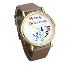 Women Watch Fashion Leather Watchband Laday Wristwatch Quartz Watch J4U66