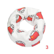 New Kids Baby Girls Boys Flag Star Cute Scarf O Ring Collars Toddler Children Accessories Bibs J4U66