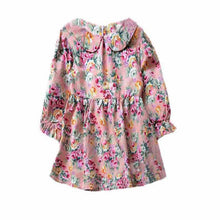 little girl clothes infant baby girls dress national floral print kids long sleeve dresses J4U66