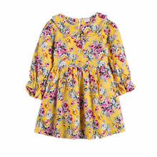 little girl clothes infant baby girls dress national floral print kids long sleeve dresses J4U66