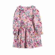 little girl clothes infant baby girls dress national floral print kids long sleeve dresses J4U66