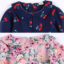 little girl clothes infant baby girls dress national floral print kids long sleeve dresses J4U66
