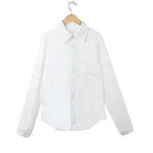 long sleeve white elegant blouse turn down collar shirt blusas feminino ladies blouses womens tops fashion J4U66