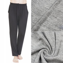 Men's Solid Knit Causal Slacks Pajamas Pants LY3 J4U66