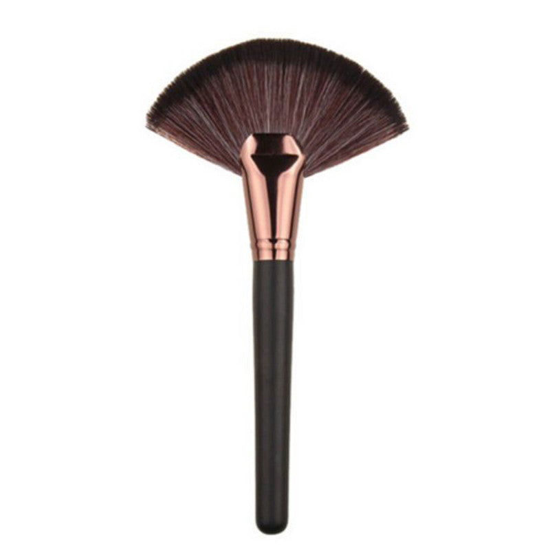 New Pro Fan Shape Blush Make Up Brushes Tool Face Powder Soft Foundation Blending Cosmetic Brusher Pincel Maquiagem J4U66