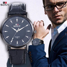 Luxury Brand Fashion Leather Men Quartz Analog Watches Casual Business Watches Men Watch relogio masculino Gift J4U66