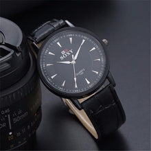 Luxury Brand Fashion Leather Men Quartz Analog Watches Casual Business Watches Men Watch relogio masculino Gift J4U66