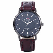 Luxury Brand Fashion Leather Men Quartz Analog Watches Casual Business Watches Men Watch relogio masculino Gift J4U66